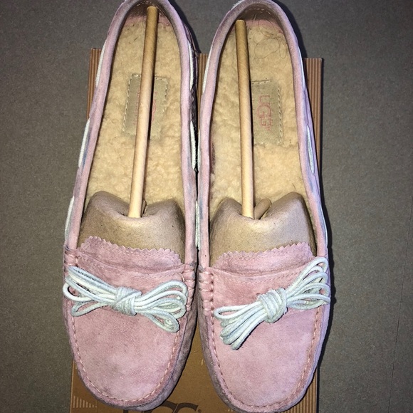 Pink and grey UGG loafers - Picture 5 of 7